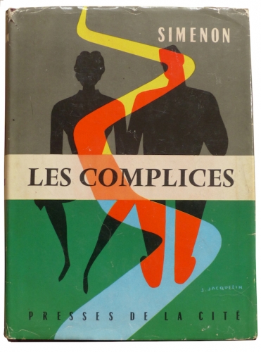 Jean Jacqueklin,illustration,affiche,presse de la cité,Simenon,art populaire, art modeste,graphisme