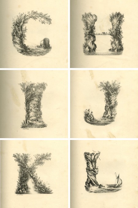 Alphabet,abécédaire,illustration,Charles Joseph Hullmandel,alphabet animé