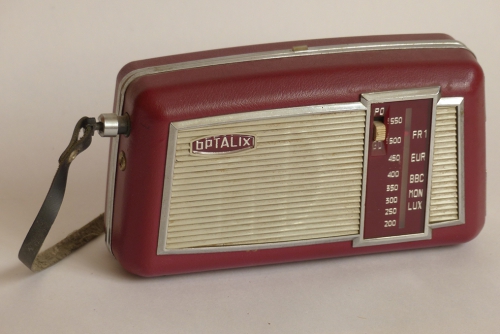Radio,transistor,optalix,brocante,collection,france Inter