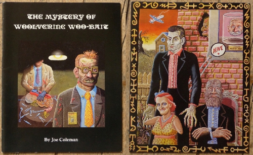 Joe Coleman,dessin,illustration,art singulier,art modeste,graphzine,The mystery of woolverine woo-bait,livre,édition