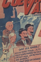 tintin,Hergé,Coeurs Vaillants,BD,illustration,ww2,presse ancienne