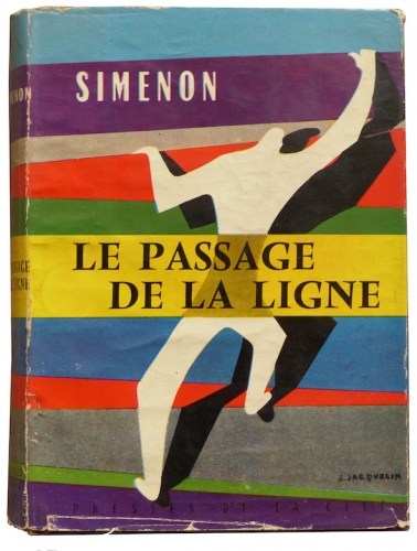 Jean Jacqueklin,illustration,affiche,presse de la cité,Simenon,art populaire, art modeste,graphisme
