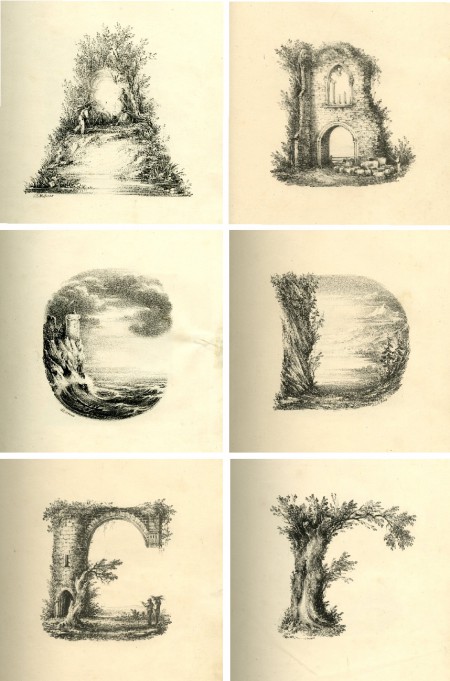 Alphabet,abécédaire,illustration,Charles Joseph Hullmandel,alphabet animé