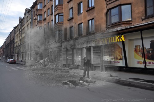 Sergei Larenkov,photomontage,seconde guerre mondiale
